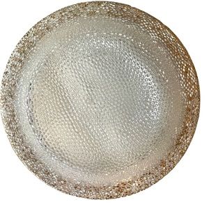 Gold trimmed Serving Bowl